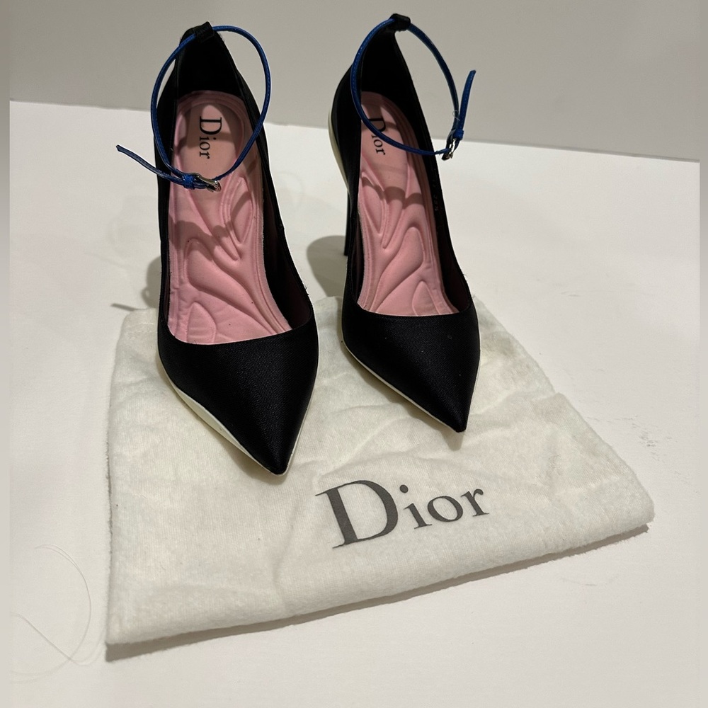 Authentic DIOR canvas defo crouise pump/heels